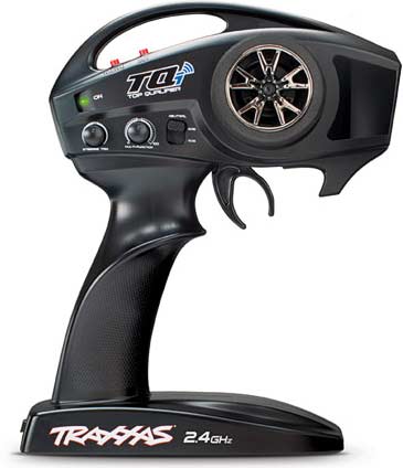 TQi 2.4 GHz High Output radio system, 2-channel, Traxxas Link enabled, TSM (2-ch transmitter, 5-ch micro receiver)